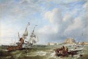 unknow artist Seascape, boats, ships and warships. 127 oil painting reproduction